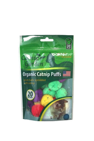 Multipet Catnip Garden Organic Puffs Cat Toy