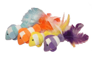 Multipet Clown Fish Catnip Cat Toy, Color Varies