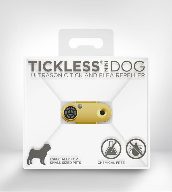 Tickless Mini Ultrasonic Tick & Flea Repeller For Dogs, Gold
