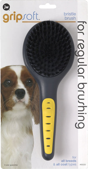 JW Pet Gripsoft Bristle Brush