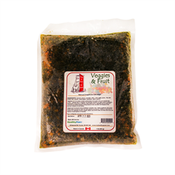 Healthy Paws Légumes verts et fruits hachés nourriture congelée pour chiens