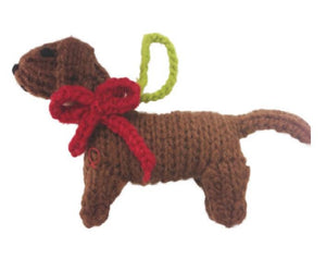 Chilly Dog Dachshund Dog Ornament