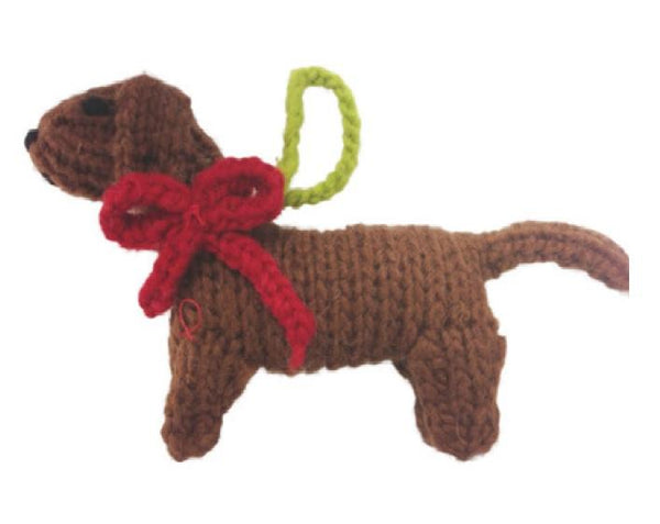 Chilly Dog Dachshund Dog Ornament