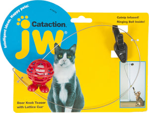 JW Pet Cataction Jouet à poignée de porte avec Lattice Cuz pour chat