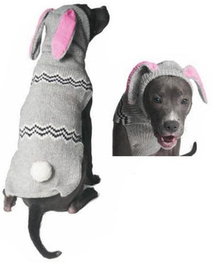 Chilly Dog Bunny Hoodie Dog Sweater