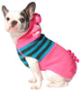 Chilly Dog Piggy Hoodie Dog Sweater, Pink