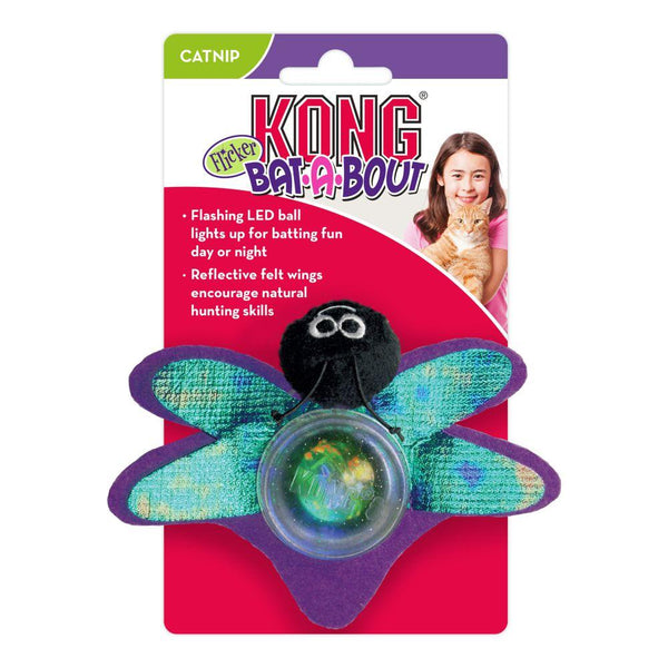 KONG Bat-A-Bout Flicker Firefly Jouet pour chat Assortiment