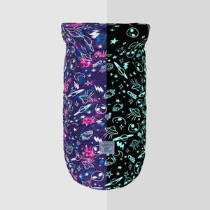 Canada Pooch Pick Me Poncho Dog Raincoat, Glow in the Dark