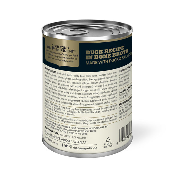 ACANA Premium Chunks Duck Recipe in Bone Broth Wet Dog Food
