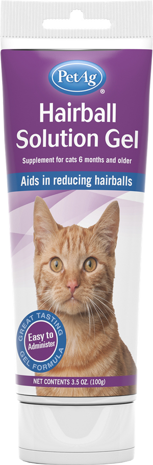 PetAg Hairball Solution Gel Cat Supplement