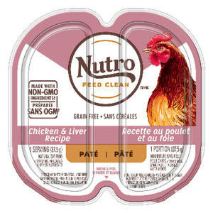 Nutro Chicken & Liver Pate Cat Food Trays