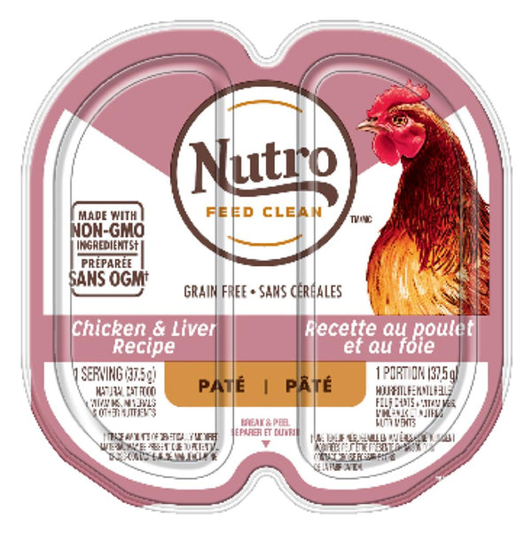 Nutro Chicken & Liver Pate Cat Food Trays