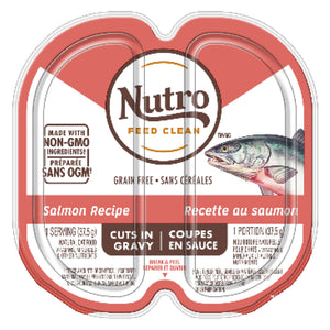 Nutro Salmon Cuts in Gravy Cat Food Trays