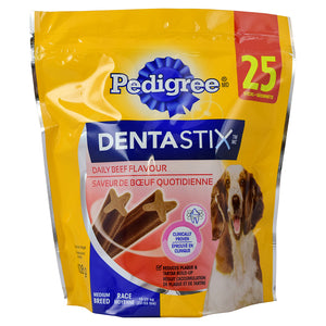 Pedigree Dentastix Beef Dog Treats, Medium