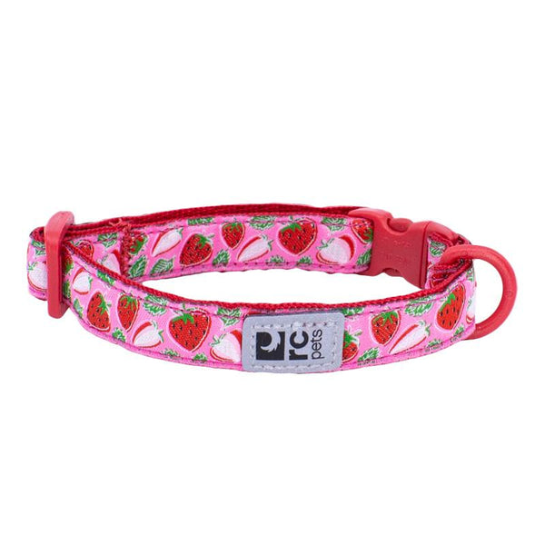 RC Pets Kitty Breakaway Cat Collar, Strawberries, 8-10-in