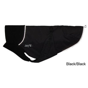 Chilly Dogs Great White North Dog Coat, Black/ Black Shell