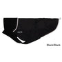 Chilly Dogs Great White North Dog Coat, Black/ Black Shell