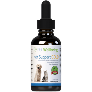 Pet Wellbeing Itch Support Gold