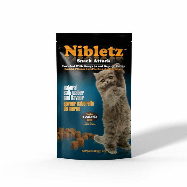Spark Pet Nibletz Snack Attack Natural Salt Water Cod Cat Treats
