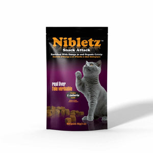 Spark Pet Nibletz Snack Attack Real Liver Cat Treats