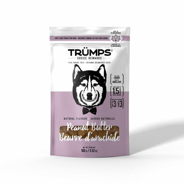 Gâteries pour chiens Spark Pet Trumps au beurre de cacahuète naturel