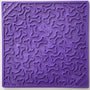 SodaPup eMat Lick Mat d'enrichissement design os, pour chiens, Violet, Grand