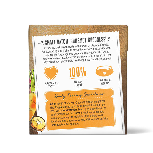 The Honest Kitchen Butcher Block Pate Turkey, Duck & Root Veggies Wet Dog Food