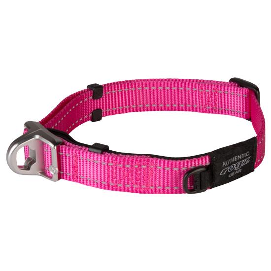 Rogz Safety Dog Collar, Pink