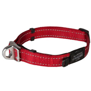 Rogz Safety Dog Collar, Red