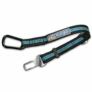 Kurgo Direct to Seatbelt Car Tether for Dogs, Coastal Blue