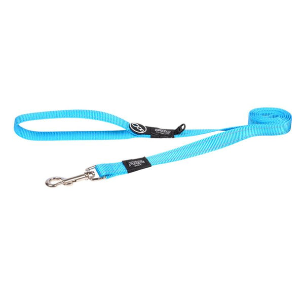 Rogz Classic Dog Leash, Turquoise