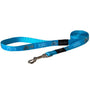 Rogz Fancy Dress Dog Lead, Turquoise Paw