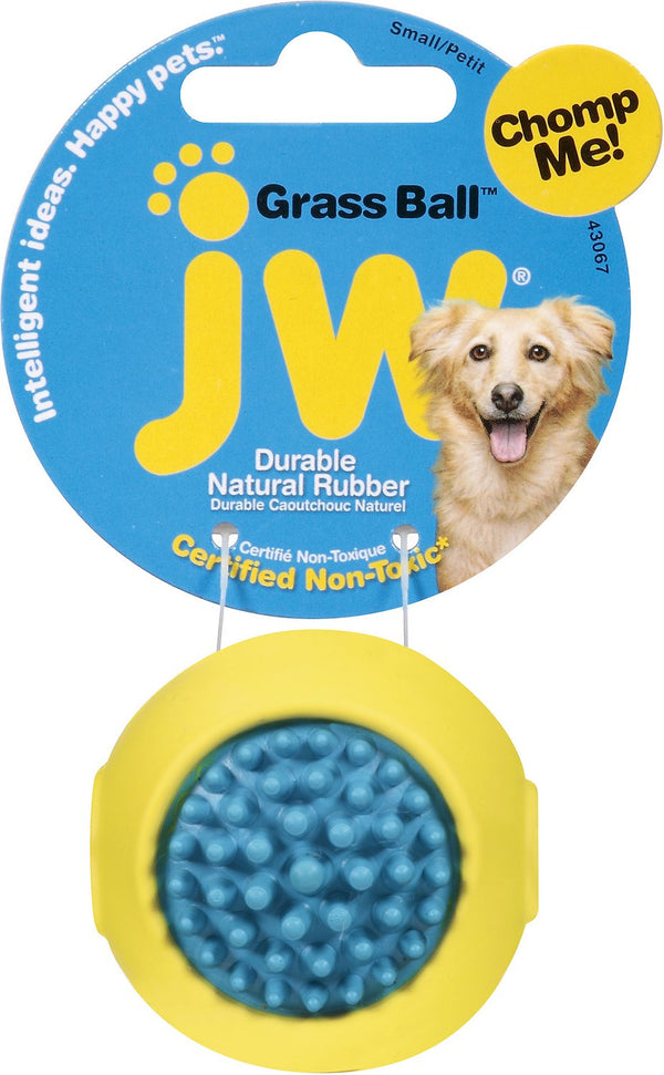 JW Pet Jouet pour chien balle en herbe, couleur variable