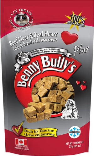 Bennys Bully's Beef Liver & Real Heart Cat Treats