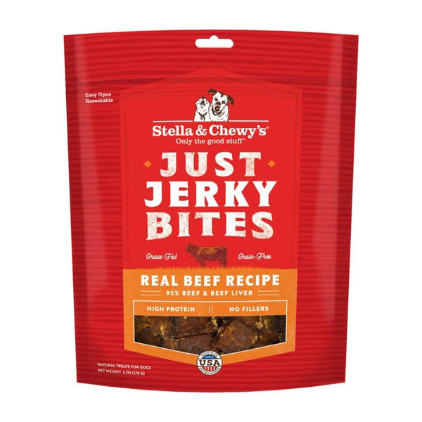 Stella & Chewy's Just Jerky Bites Friandises pour chiens au bœuf