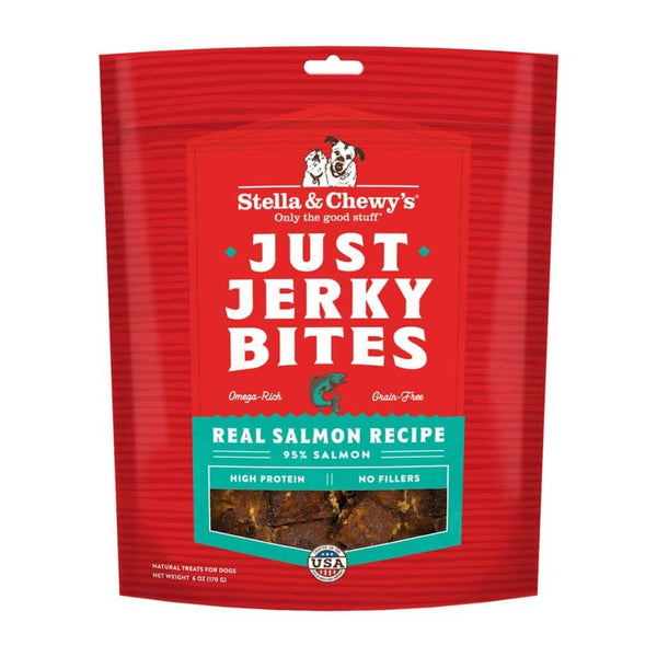 Stella & Chewy's Just Jerky Bites Friandises pour chiens au saumon