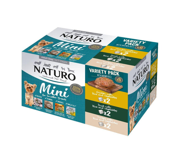 Naturo Mini Variety Pack Wet Dog Food