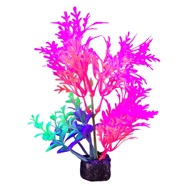 Marina iGlo Whisteria Aquarium Plant, Pink/Orange