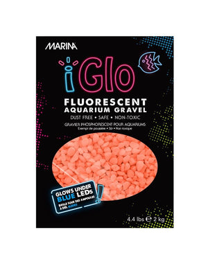Marina iGlo Fluorescent Aquarium Gravel, Orange