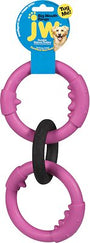 JW Pet Big Mouth Jouet pour chien à triple anneau, couleur variable