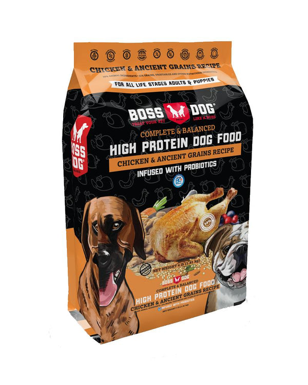 Boss Dog High Protein Chicken & Ancient Grain Dry Dog Food