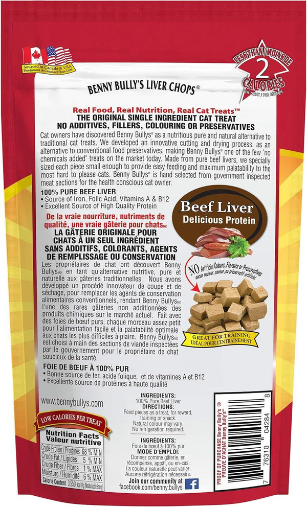 Benny Bully's Liver Chops Cat Treats