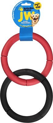 JW Pet Invincible Chains Dog Toy, Color Varies