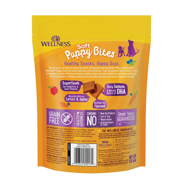 Wellness Friandises molles pour chiots sans céréales à l'agneau et au saumon