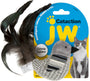 JW Pet Cataction Black & White Bird with Catnip Cat Toy