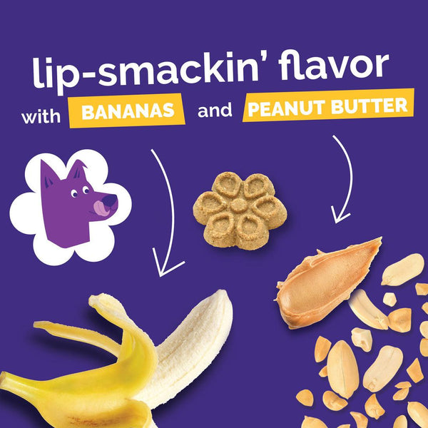 Fruitables Biggies Peanut Butter & Banana Dog Treats