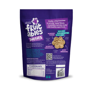 Fruitables Biggies Almond Butter & Coconut Dog Treats