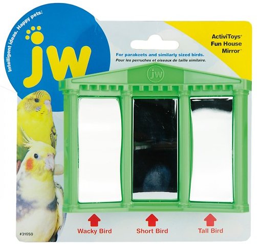 JW Pet Activitoy Birdie House of Mirrors Toy, Small/Medium