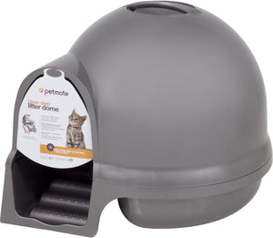 Booda Dome Cleanstep Bac à litière, Nickel