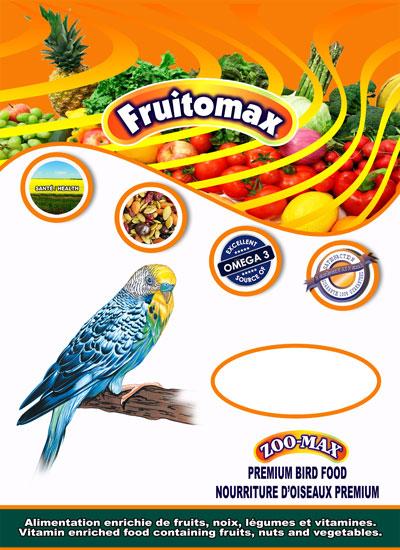 Nourriture pour oiseaux Zoo-Max Fruitomax pour perruches